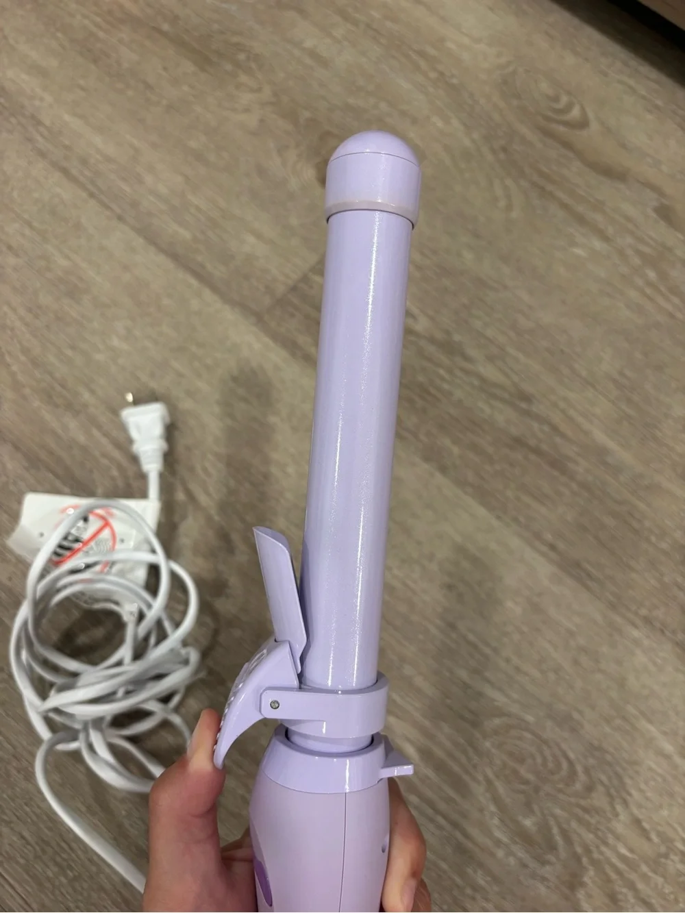 B1 Lilac Curling Wand